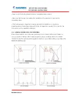 Preview for 8 page of MAREX INFRARED HEATING PANELS Instruction Manual