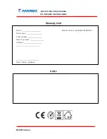 Preview for 13 page of MAREX INFRARED HEATING PANELS Instruction Manual