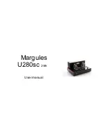 Предварительный просмотр 5 страницы Margules U280sc 25th User Manual