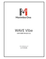 Preview for 1 page of Marimba One One Vibe Owner'S Manual