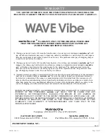 Preview for 14 page of Marimba One One Vibe Owner'S Manual