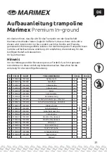 Preview for 39 page of MARIMEX 19000848 Installation Manual