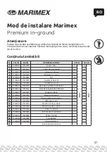 Preview for 87 page of MARIMEX 19000848 Installation Manual