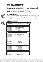 Preview for 44 page of MARIMEX Comfort Spring Manual