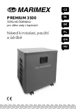 Предварительный просмотр 1 страницы MARIMEX PREMIUM 3500 Manual