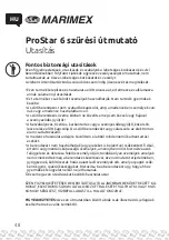 Preview for 48 page of MARIMEX ProStar 6 Instructions For Use Manual