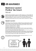 Preview for 2 page of MARIMEX ProStar Vac Smart Instructions Manual