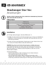 Предварительный просмотр 6 страницы MARIMEX Star Vac Instructions Manual