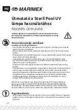 Preview for 32 page of MARIMEX Steril Pool Instruction Manual