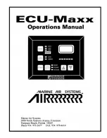 Preview for 1 page of Marine Air Systems ECU-Maxx Operation Manual