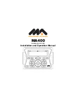 Marine Audio MA400 Installation And Operation Manual preview