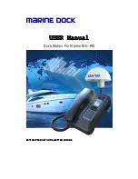 Marine dock ISD-190 User Manual preview