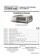 Marine Marvair SeaMach 24 VDC Installation Manual preview