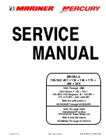 Preview for 1 page of Mariner Mercury 105/140 JET Service Manual