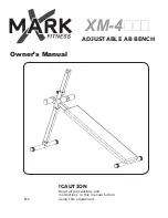 Предварительный просмотр 1 страницы Mark Fitness XM-4360 Owner'S Manual