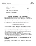 Preview for 2 page of Mark Fitness XM-4415 Owner'S Manual