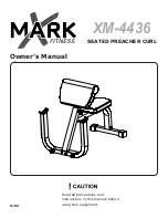 Mark Fitness XM-4436 Owner'S Manual предпросмотр