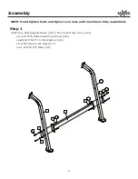 Предварительный просмотр 6 страницы Mark Fitness XM-7619 Owner'S Manual