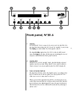 Preview for 15 page of Mark Levinson 30.6 Owner'S Manual