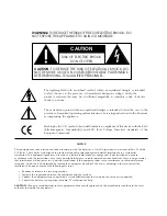 Preview for 2 page of Mark Levinson 38S Operating Manual