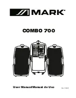 Preview for 1 page of Mark COMBO 700 User Manual