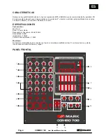 Предварительный просмотр 5 страницы Mark COMBO 700 User Manual