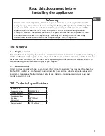 Preview for 3 page of Mark ECOFAN P120 Technical Manual