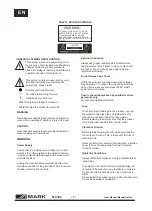 Preview for 2 page of Mark M 4300 User Manual