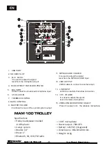 Preview for 4 page of Mark MAM 100 TROLLEY User Manual