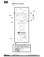 Предварительный просмотр 2 страницы Mark MBD 415 A USB User Manual