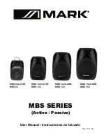 Mark MBS 102 User Manual preview