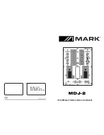 Предварительный просмотр 1 страницы Mark MDJ-2 User Manual