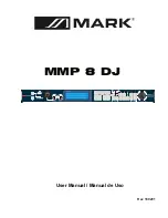 Mark MMP 8 DJ User Manual preview