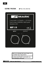 Preview for 8 page of Mark MP 12- AM User Manual