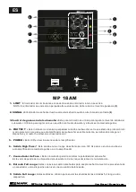 Предварительный просмотр 10 страницы Mark MP 12- AM User Manual