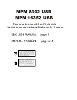 Preview for 2 page of Mark MPM 16352 USB User Manual