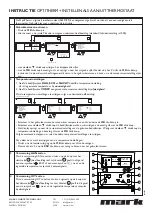 Mark OptiTherm+ Instruction Manual preview