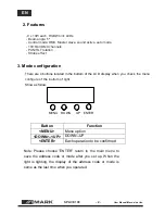 Preview for 4 page of Mark SPACE 108 User Manual