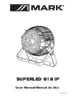 Preview for 1 page of Mark SUPERLED 818 IP User Manual