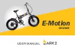 Preview for 1 page of Mark2 E-Motion CRUISER User Manual