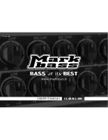 MarkBass CLASSIC 300 Owner'S Manual предпросмотр