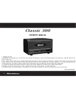 Предварительный просмотр 2 страницы MarkBass CLASSIC 300 Owner'S Manual