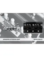 MarkBass Ground Stereo Pre Owner'S Manual предпросмотр