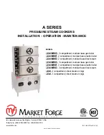Market Forge Industries 2A Installation Operation & Maintenance preview