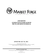 Preview for 1 page of Market Forge Industries 3500 SERIES Parts And Service Manual