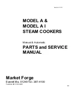 Market Forge Industries A Parts And Service Manual preview