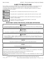 Preview for 2 page of Market Forge Industries ALTAIR II Installation & Operation Manual