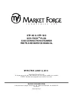Market Forge Industries ECO-TECH PLUS ETP-10G Service Manual preview