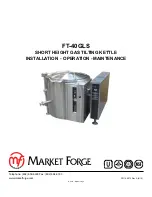 Preview for 1 page of Market Forge Industries FT-40GLS Installation Operation & Maintenance