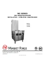 Market Forge Industries M24G Installation Operation & Maintenance предпросмотр